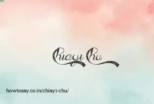 Chiayi Chu