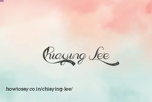 Chiaying Lee