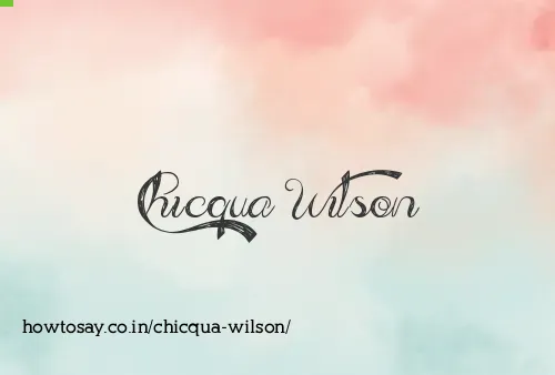 Chicqua Wilson