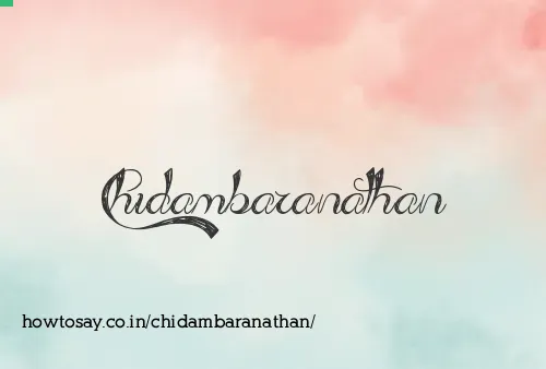 Chidambaranathan