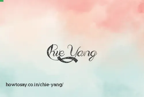 Chie Yang