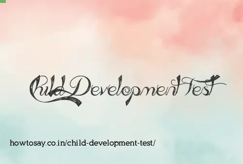 Child Development Test