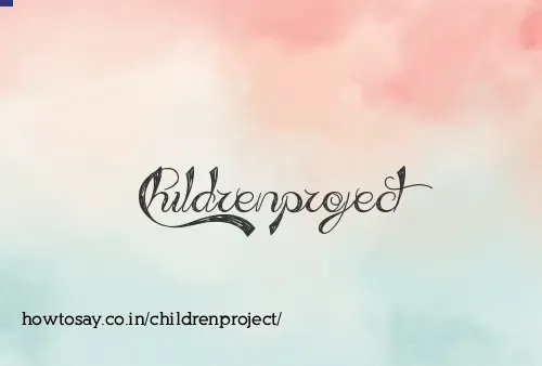 Childrenproject