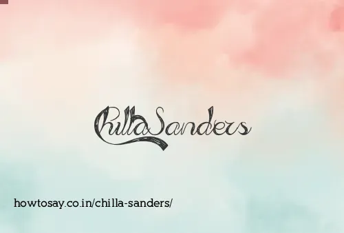 Chilla Sanders