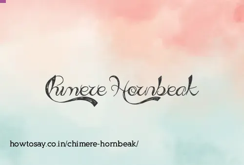 Chimere Hornbeak