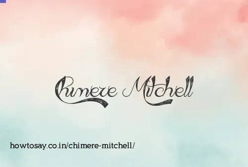 Chimere Mitchell