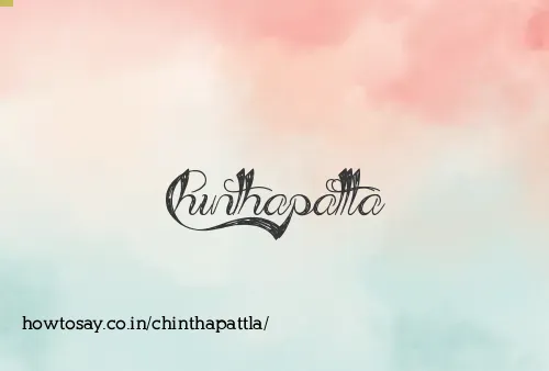 Chinthapattla