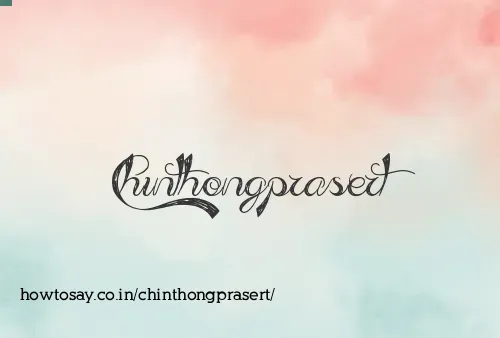 Chinthongprasert