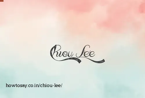 Chiou Lee