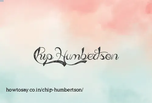 Chip Humbertson