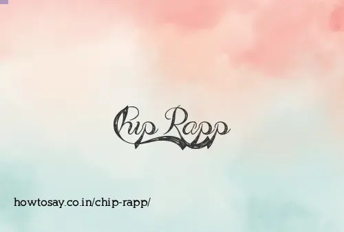 Chip Rapp