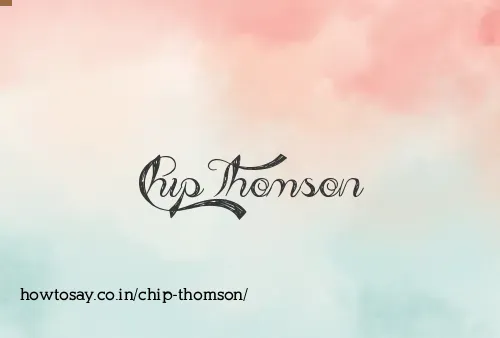 Chip Thomson