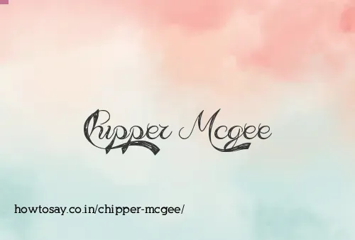Chipper Mcgee