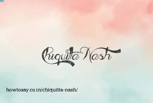 Chiquitta Nash