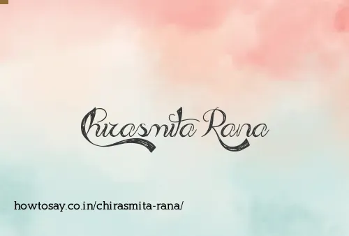 Chirasmita Rana