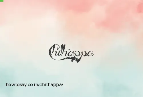 Chithappa