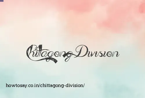Chittagong Division