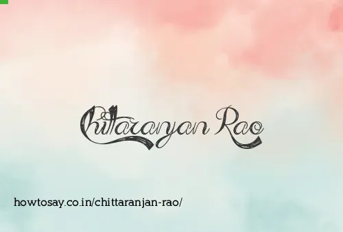 Chittaranjan Rao