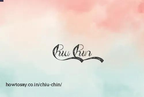 Chiu Chin