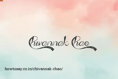 Chivannak Chao