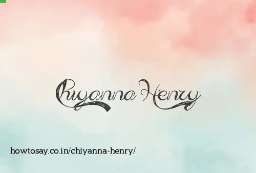 Chiyanna Henry