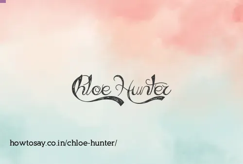 Chloe Hunter