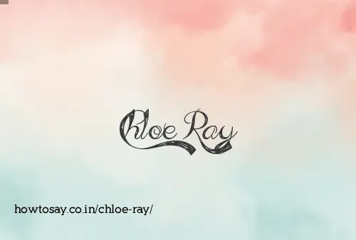Chloe Ray