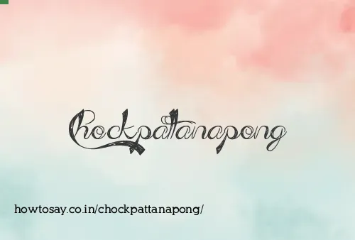 Chockpattanapong