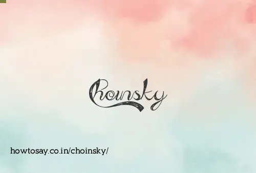 Choinsky