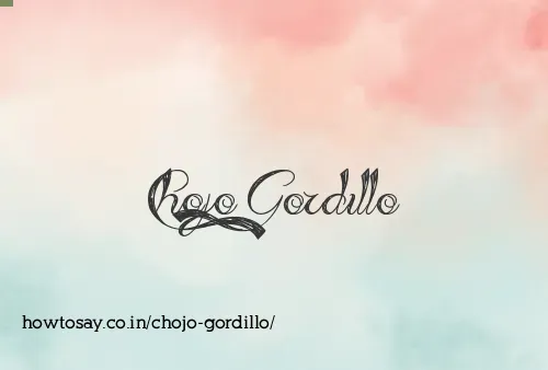 Chojo Gordillo