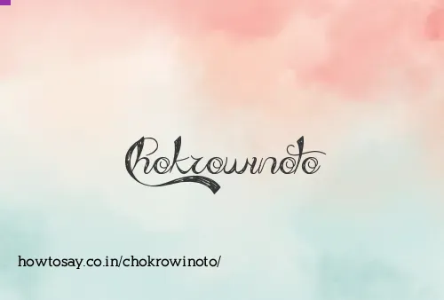 Chokrowinoto