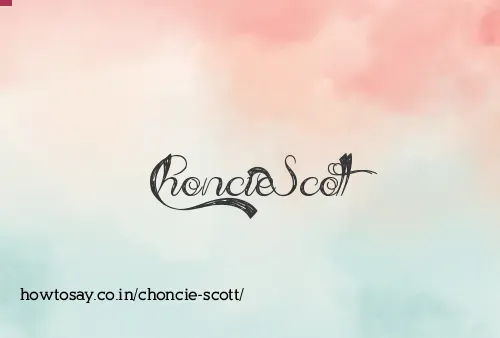 Choncie Scott