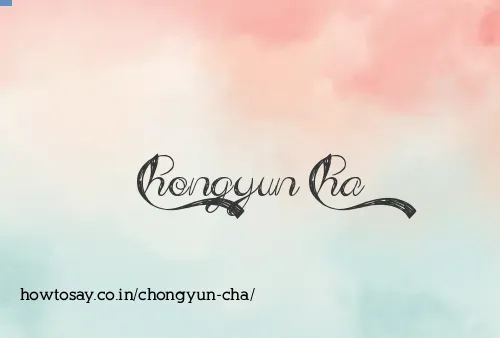 Chongyun Cha