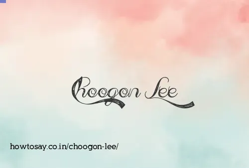 Choogon Lee