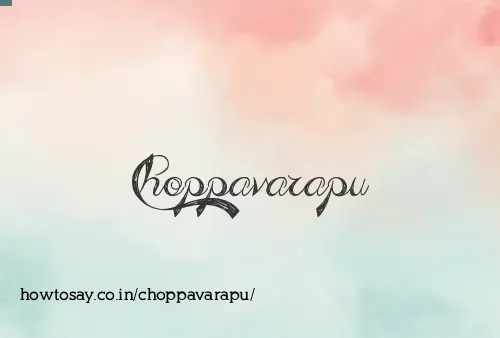 Choppavarapu