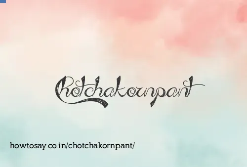 Chotchakornpant