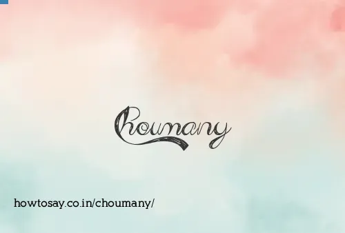 Choumany