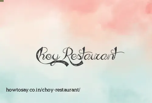 Choy Restaurant