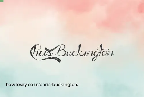 Chris Buckington