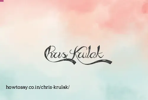 Chris Krulak