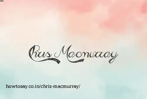 Chris Macmurray