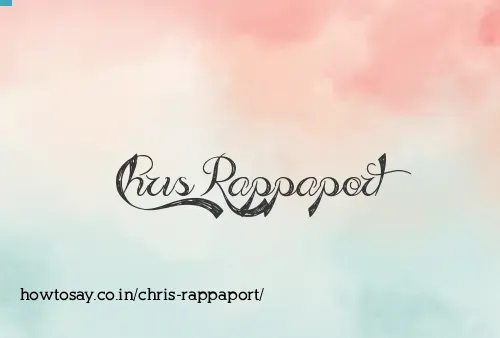 Chris Rappaport
