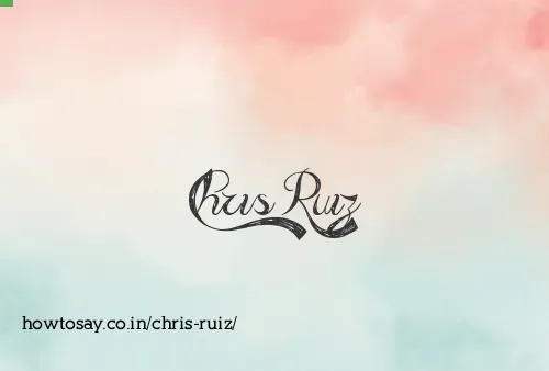 Chris Ruiz