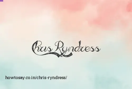 Chris Ryndress