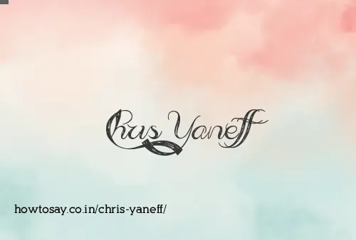 Chris Yaneff