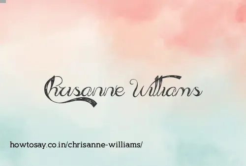 Chrisanne Williams