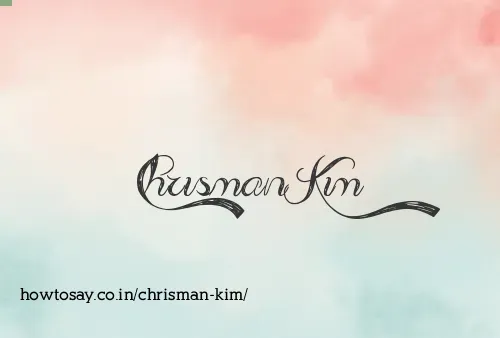 Chrisman Kim