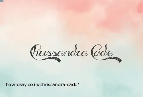 Chrissandra Cade