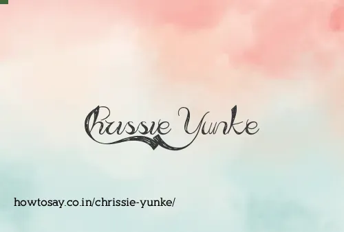 Chrissie Yunke