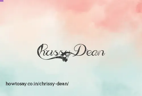 Chrissy Dean